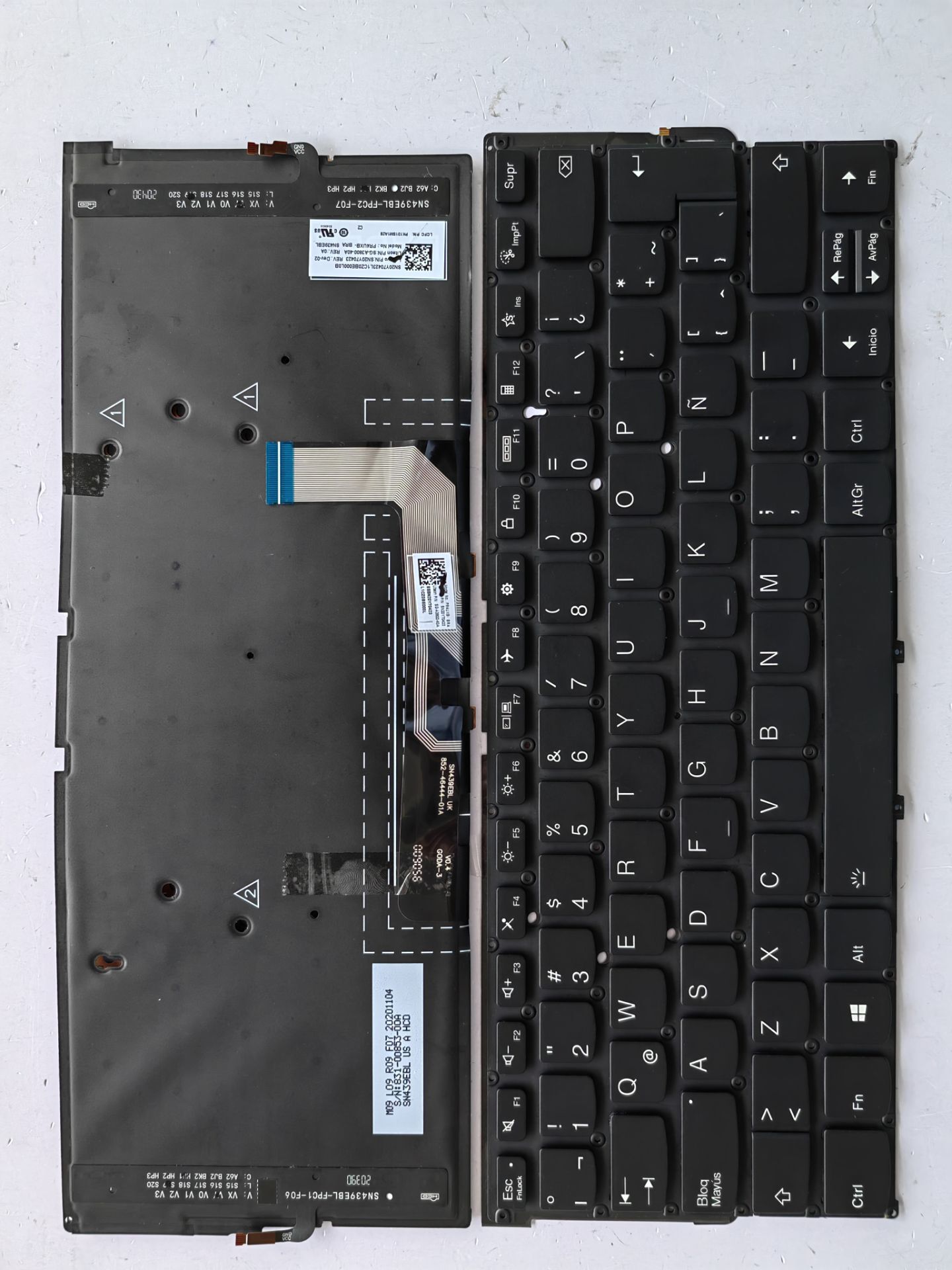 Picture of New Replacement Laptop Keyboard For LENOVO Yoga Slim 9-14ITL05 BLACK Backlit LA Layout